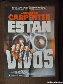 Cinéma: Poster de la pelicula Estan Vivos.